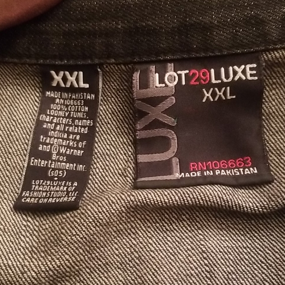 Nwot LOT 29 LUXE Denim Jacket - Picture 9 of 13